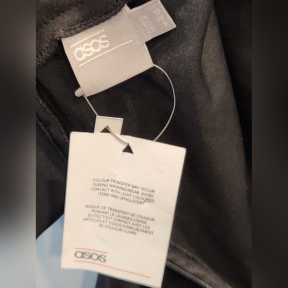 ASOS Off the Shoulder Pencil Dress, Black, Size US 6 - Picture 6 of 9